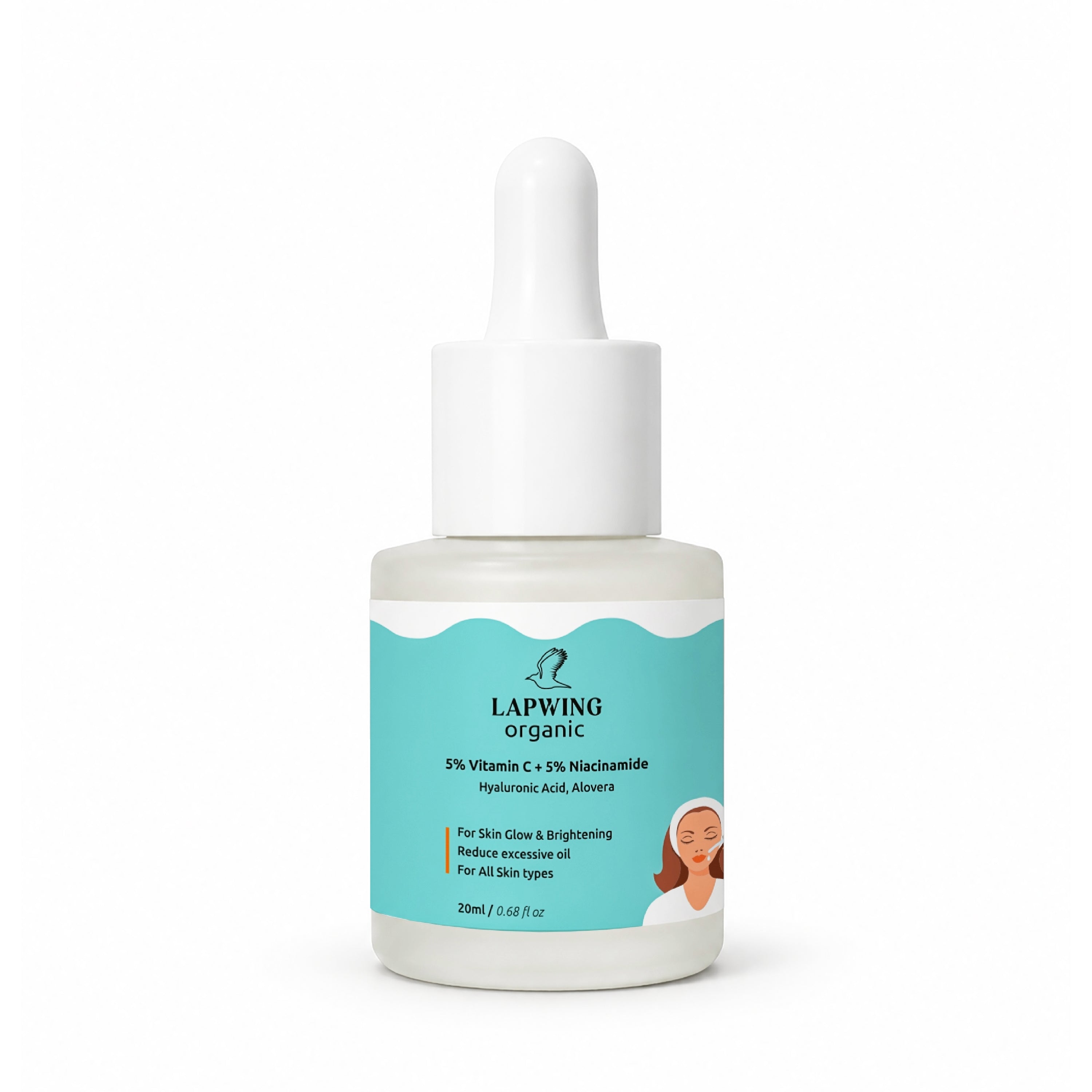 Lapwing Organic Vitamin C + Niacinamide Face Serum | 20ml